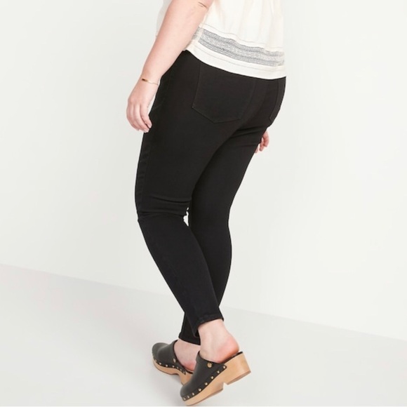 NWT! High-Waisted Wow Super-Skinny Black-Wash Ankle Jeans for Women - 6 LONG - Picture 7 of 9